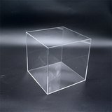 Cube plexi transparent PMMA ép. 4mm 200 x 200 x 200 mm - Cube acrylique