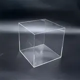 Cube de présentation transparent PMMA 20 x 20 x 20 cm - Cube plexi - Cube acrylique
