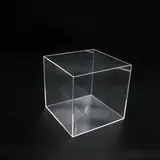 Cube de présentation transparent PMMA 20 x 20 x 20 cm - Cube plexi - Cube acrylique