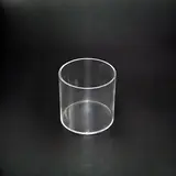 Bac de présentation rond PMMA ø 10 x H 10 cm - Vitrine tube plexi - Bac cylindrique