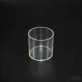 Bac de présentation rond PMMA ø 10 x H 10 cm - Vitrine tube plexi - Bac cylindrique