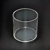 Bac de présentation rond PMMA ø 20 x H 20 cm - Vitrine tube plexi - Bac cylindrique