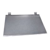 Porte-affiche A4 horizontal plexi 2mm avec patte d'accrochage pour grille 29,7 x 21 cm