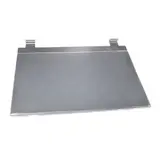 Porte-affiche A4 horizontal plexi 2mm avec patte d'accrochage pour grille 29,7 x 21 cm