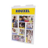 Porte-affiche A4 vertical plexi transparent 2mm – Support mural acrylique