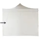 Lot complet murs pour tente pliante 300x300 cm - blanc - 250 g/m²