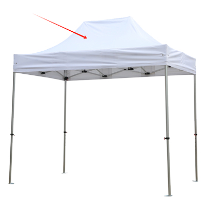 Bâche de toit pour tente pliante 300x200 cm - blanc - 300 g/m² - Tentes, barnums