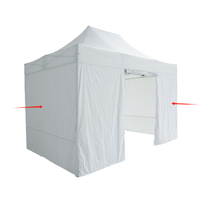 Lot complet murs pour tente pliante 300x200 cm - blanc - 300 g/m² - Tentes, barnums