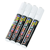 Marqueurs craies pointe biseauté