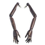 Paire de bras articulés femme - Mannequins vintage