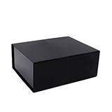 Boîtes aimantées - noir brillant - L 27 x P 21 x H 10,5 cm - par 5