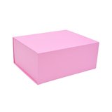 Boîte cadeau pliable rose 29x22x12cm – Paquet de 5