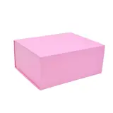 Boîte cadeau pliable rose 33x25,5x14cm – Paquet de 5