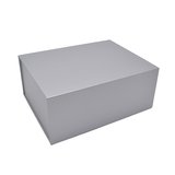 Boîte cadeau pliable argent 29x22x12cm – Paquet de 5