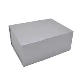 Boîte cadeau pliable argent 29x22x12cm – Paquet de 5