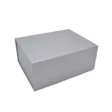 Boîte cadeau pliable argent 33x25,5x14cm – Paquet de 5
