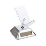 Présentoir rotatif électrosolaire pour téléphone