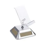 Présentoir rotatif électrosolaire pour téléphone