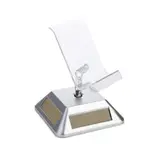 Présentoir rotatif électrosolaire pour téléphone