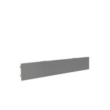 Fond tôle plein - Ligne Store gris métallisé pas de 25 mm