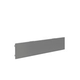 Fond tôle plein - Ligne Store gris métallisé pas de 25 mm