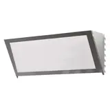 Bandeau d'en-tête incliné + plexi  accroches pas de 25 mm