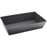 Corbeille carton rectangulaire noir 33 x 20 x 5,5 cm, paquet de 10