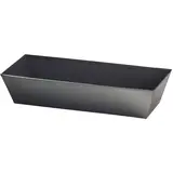 Corbeille carton rectangulaire noir 30 x 10 x 6 cm, paquet de 10