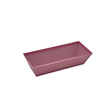 Corbeille carton carrée Épicerie fine 24x10x6 cm - Bordeaux - Corbeilles carton