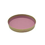 Corbeille carton ronde Épicerie fine ø 20,5 cm - Bordeaux - Corbeilles carton