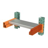 Tablette galvanisée pour longeron à ailette