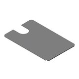 Plaques métal pour pied d'échelle