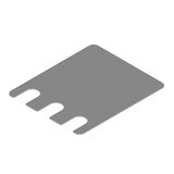 Plaques métal pour pied d'échelle