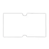 Étiquette blanche 21 x 12 mm adhésive pour étiqueteuse - 10 rouleaux de 1000