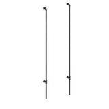 Montant mural simple perforation