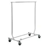 Portant vêment pliable droit L 127,5 cm + 2 rallonges - 3 hauteurs possibles