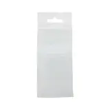 Sachet plastique transparent avec rabat adhésif et trou européen 8x12cm PP 60µ - Sachet de conditionnement - Lot de 100
