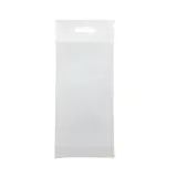 Sachet plastique transparent avec rabat adhésif et trou européen 10x15cm PP 60µ - Sachet de conditionnement - Lot de 100