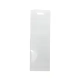 Sachet plastique transparent avec rabat adhésif et trou européen 10x22cm PP 60µ - Sachet de conditionnement - Lot de 100