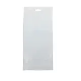 Sachet plastique transparent avec rabat adhésif et trou européen 18x30cm PP 60µ - Sachet de conditionnement - Lot de 100