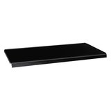 Tablette métallique noir sablé 66,5x30 - Ligne Store noir Sablé pas de 25 mm