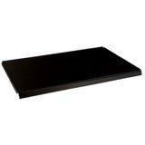Tablette métallique noir sablé 66,5x57 - Ligne Store noir Sablé pas de 25 mm