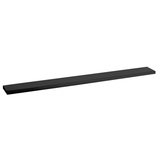 Couvercle de gondole noir sablé 66,5x7,5 - Ligne Store noir Sablé pas de 25 mm