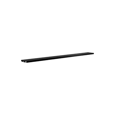 Couvercle de gondole noir sablé 66,5x7,5 - Ligne Store noir Sablé pas de 25 mm