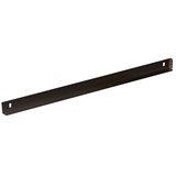 Support tablette bois amovible noir sablé pour embase 47 cm - Ligne Store noir Sablé pas de 25 mm