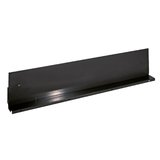 Tablette noir sablé 100 cm pour tablettes presse/librairie