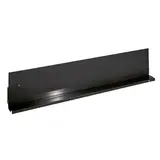 Tablette noir sablé 100 cm pour tablettes presse/librairie