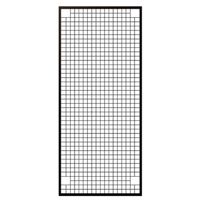 Grille noir sablé 221x97