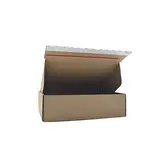 Carton d'expédition brun avec bande adhésive 25 x 20 x 7 cm - Boîte carton - Lot de 20