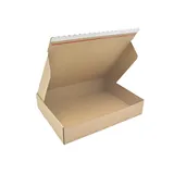 Carton d'expédition avec bande adhésive brun 40 x 30 x 8 cm - Boîte carton - Lot de 20